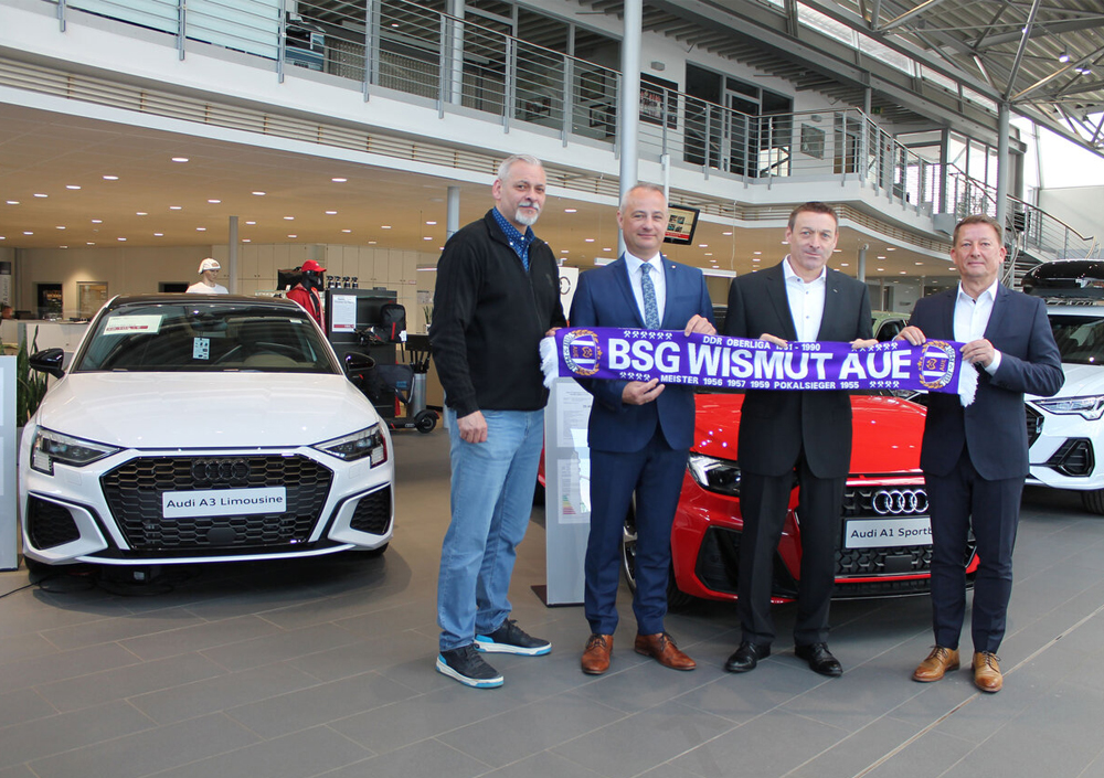 „SPORT VERBINDET, TRADITION VERPFLICHTET” - Audi Zentrum Zwickau neuer Sponsor des FC Erzgebirge Aue